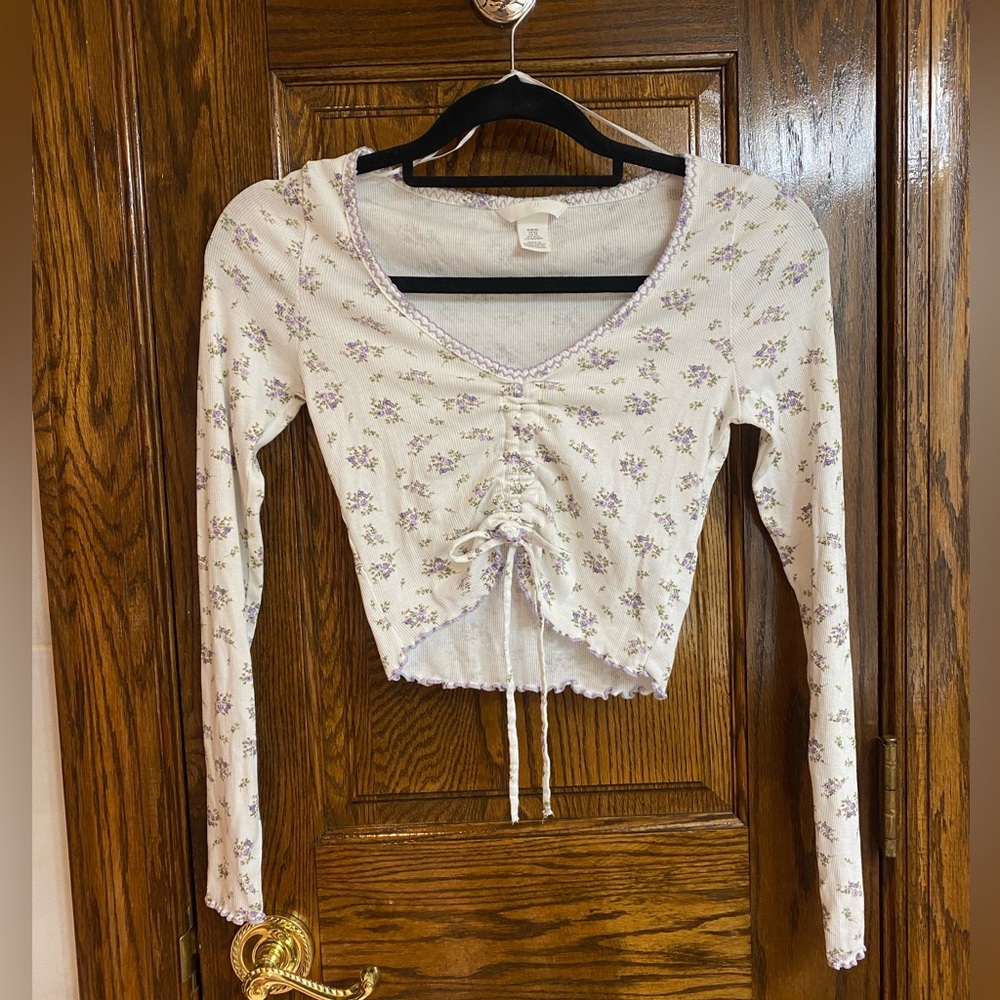 Floral crop top